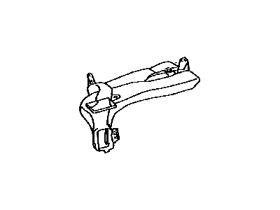 Lexus 55084-78030 Duct Sub-Assembly, Heater