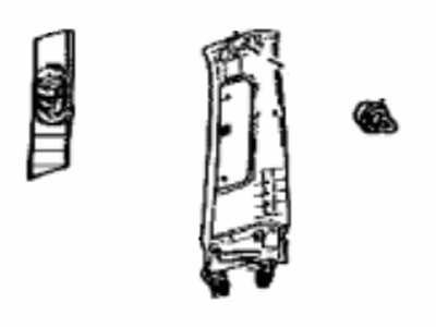 Lexus 62420-78010-A2 GARNISH Assembly, Center Pillar