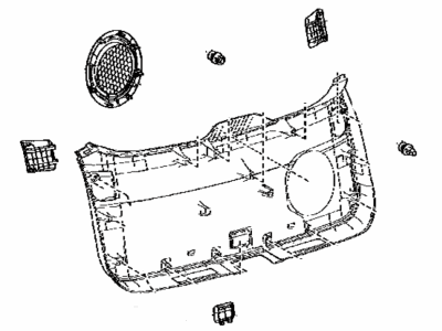 Lexus 67750-78030-C0 Board Assembly Back Doo