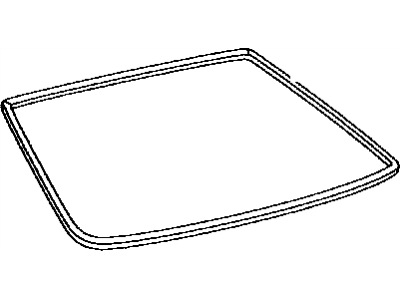 Lexus 75573-60030 Moulding, Back Window, Outside