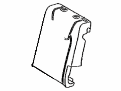 Lexus 71652-48150 Pad, Rear Seat Back, LH(For Separate Type)