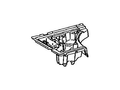 Lexus 64991-48040 Box, Deck Floor, Front