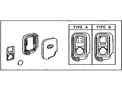 Lexus 89904-48690 Electrical Key Transmitter Sub-Assembly