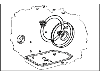 Lexus 04351-28180 Gasket Kit, Transaxle Overhaul(Atm)