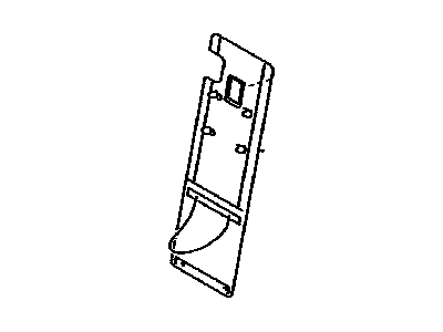 Lexus 71087-48070-A0 Board Sub-Assy, Rear Seat Back