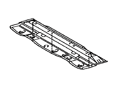 2010 Lexus RX350 Floor Pan - 58212-48908