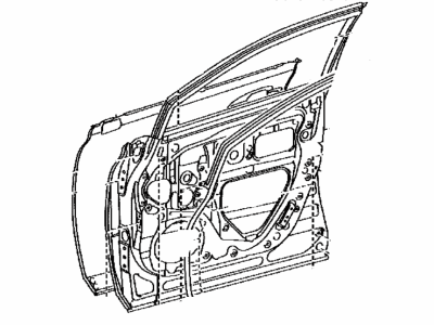 Lexus 67002-48110 Panel Sub-Assembly, Front Door Inside