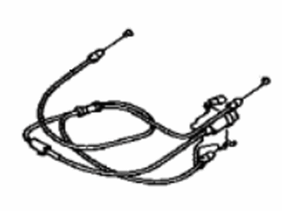 Lexus 72704-48070 Cable, Rear NO.2 Seat Reclining Control