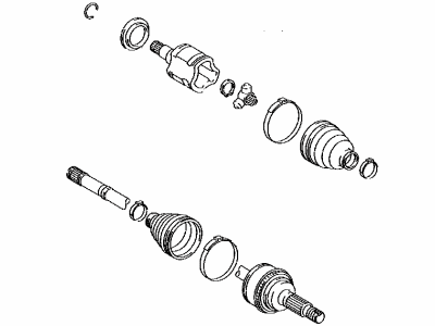 Lexus 42340-48100 Shaft Assembly, Rear Drive