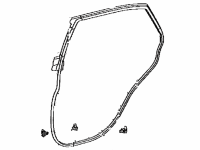 2010 Lexus RX450h Weather Strip - 67871-48060