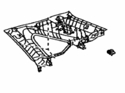 Lexus 62480-48180-A0 Garnish Assy, Roof Side, Inner LH