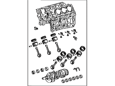 Lexus 11400-31163 Block Assy, Short