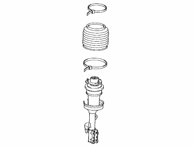 2011 Lexus RX450h Air Suspension Spring - 48010-48073