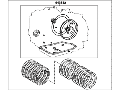 Lexus RX350 Automatic Transmission Overhaul Kit - 04352-58121