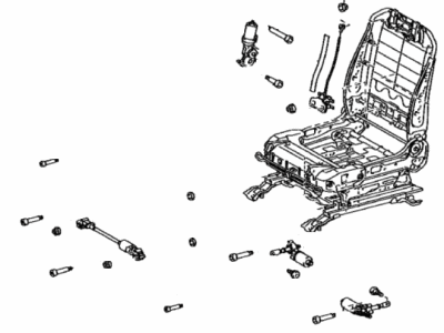 Lexus 71110-48261 Frame Assembly, Front Seat