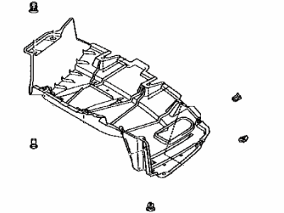 Lexus 58724-48031 Protector, Luggage C