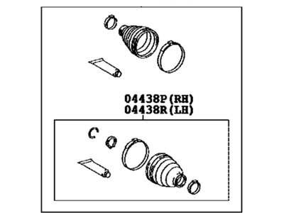 Lexus RX350 CV Boot - 04429-12021