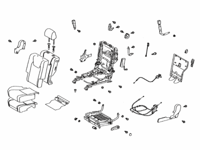 Lexus 71400-48G11-C0 Seat Assy, Rear LH