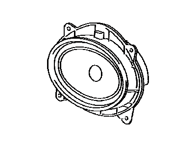 Lexus 86160-48280 Speaker Assembly, Radio