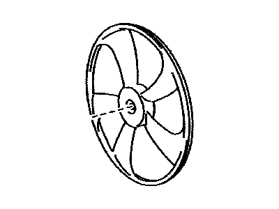 2011 Lexus RX450h Fan Blade - 16361-31280