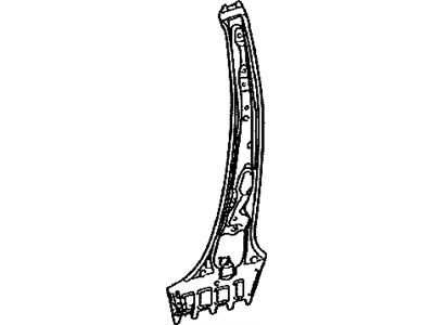 Lexus 61308-48030 Pillar Sub-Assy, Center Body, Inner LH