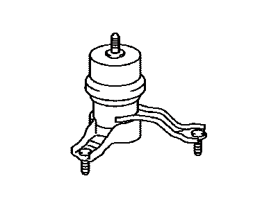 2014 Lexus RX450h Engine Mount - 12362-31090