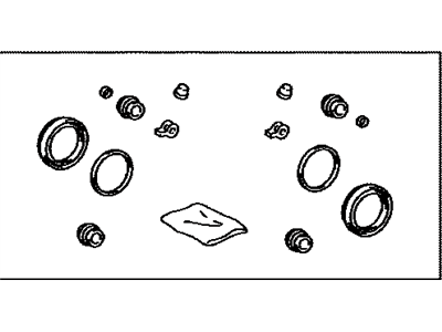 Lexus 04479-48150 Cylinder Kit, Rear Disc