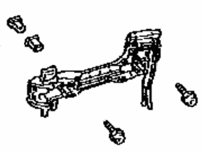 Lexus 69203-48041 Frame Sub-Assy, Rear Door Outside Handle, RH