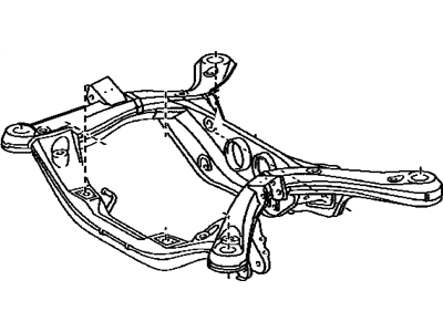 Lexus 51206-48081 Member Sub-Assy, Rear Suspension