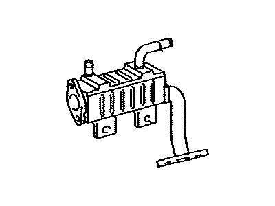 2010 Lexus RX450h EGR Cooler - 25680-31010