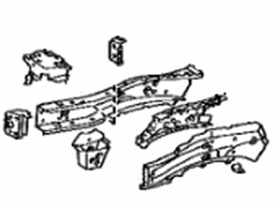 Lexus 57028-48900 Member Sub-Assy, Front Side, LH