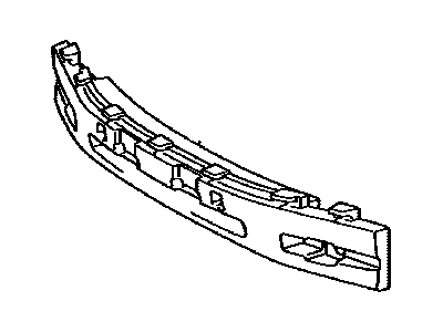 Lexus 52611-48100 Absorber, Front Bumper Energy