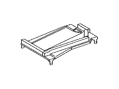 Lexus 83167-48010 Glass, Combination Meter Mirror