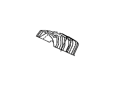 Lexus 58151-30140 Insulator, Front Floor Heat, NO.1