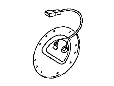 Lexus 77203-24030 Bracket, Fuel Pump