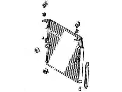 Lexus 88460-60420 CONDENSER Assembly