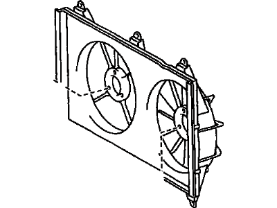 Lexus RX300 Fan Shroud - 16711-20080