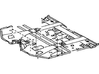 Lexus 58111-48912 Pan, Front Floor