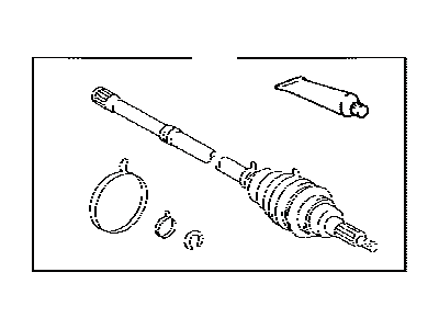 2004 Lexus RX330 Axle Shaft - 42370-49125