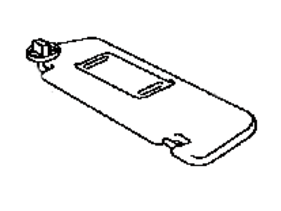 Lexus 74320-30C20-B1 Visor Assy, LH