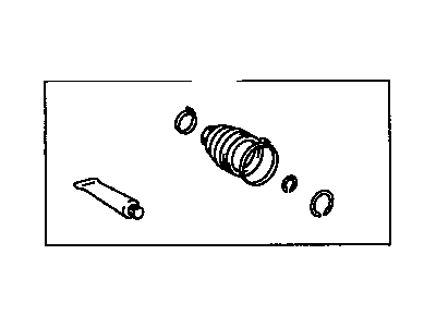 Lexus 04438-28041 Boot Kit, Front Drive Shaft Inboard Joint