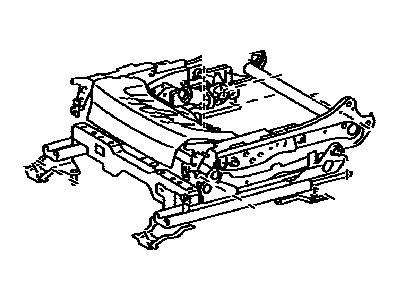 Lexus 72010-33380 ADJUSTER Assembly, Front Seat