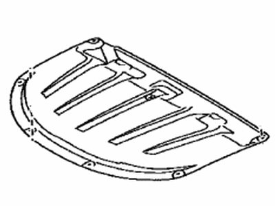 Lexus 53341-33200 INSULATOR, Hood