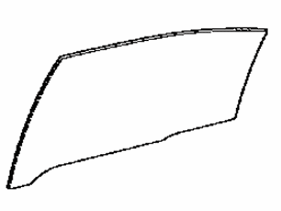 Lexus 68113-33180 Glass, Rear Door, RH