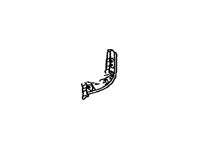 Lexus 53714-33031 Extension, Front Fender