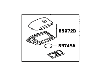 Lexus 89904-30A91 Electrical Key Transmitter Sub-Assembly