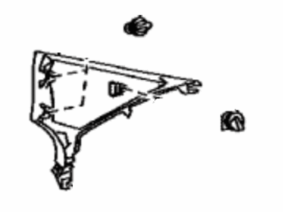 Lexus 62480-33200-B1 GARNISH Assembly, Roof Side