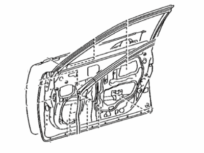 Lexus 67002-33211 Panel Sub-Assembly, Front Door Inside