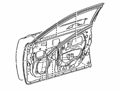 Lexus 67001-33211 Panel Sub-Assembly, Front Door Inside