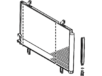 Lexus 88460-33180 CONDENSER Assembly